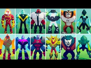 Ben 10 Power Trip - All Ben 10 and Kevin 11 Alien Transformations