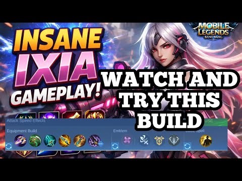 IXIA FULL GUIDE 2026 🔥 Best Emblem, Item Build & Positioning | Mobile Legends