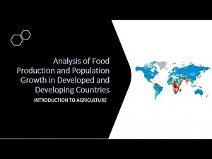 Lecture 12: Analysis of food production and population growth in developed and developing countries