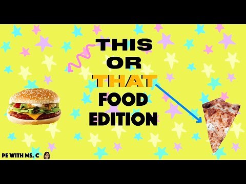 THIS OR THAT FOOD EDITION! Brain Break! DPA! Kids Fitness! Workout! Motivation