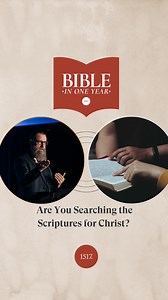 Are You Searching the Scriptures for Christ? - John 5. Head to www.1517.org/oneyear for the reading guide and to catch up on previous posts from the Bible in One Year series. Happy Studying! #BibleinOneYear #Biblestudy | Chad Bird