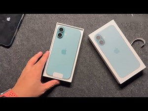 Apple iPhone 16 Plus (Green Color) Unboxing