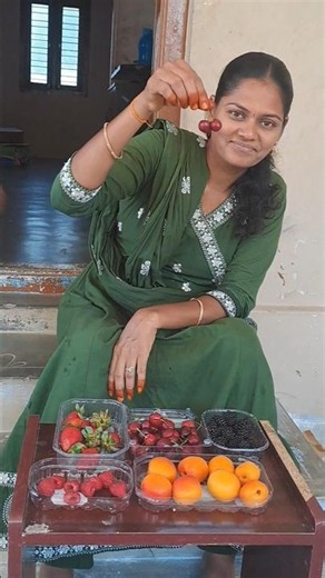 ✨ 🍓Different types of fruits taste pannalam#viral #trending