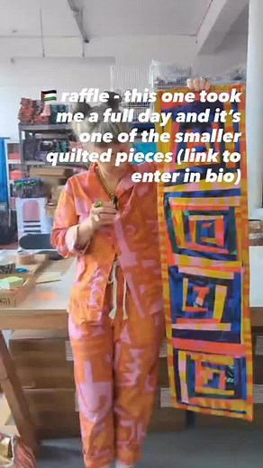 1.3K views | Just a reminder that our raffle is still live, and using the example of my quilted piece to talk about how much work has gone into all the pieces we have on offer  | Irregular Sleep Pattern | Facebook