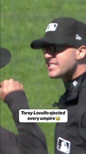 Torey Lovullo ejected every umpire 😂😅 #MLB #Diamondbacks