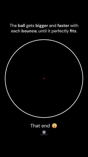 CodeCraftedPhysics | The end is just perfect. #asmr #physics #simulation #asmrsounds #asmrvideo #code #coding #programming #programmer #bouncingball... | Instagram