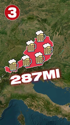 Countries With The Highest Beer Consumption 🍺 #shorts #worldfacts #beerlover