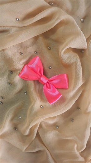 bow clip making with ribbon #diycrafts #tejuideolagycreative