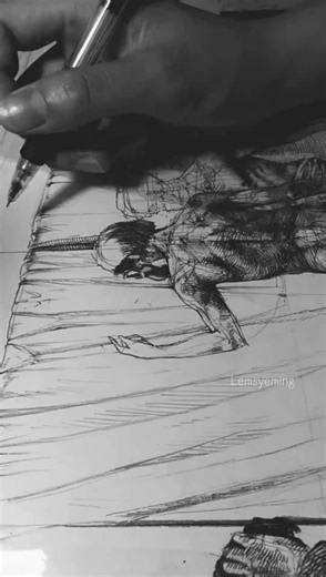 342K views · 7.4K reactions | All a genius #painter needs is simple ruler, pencil, and compass This #drawing genius applies the principles of #anatomy to drawing. Following her immersive footage, you'll get a feel for what drawing is all about! | T-Time HK | Facebook