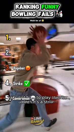 Ranking the Funniest Bowling Fails Ever! 🎳😂 #funny