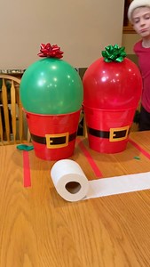 Roll the Toilet Paper -- Christmas Game 🧻 Kids, Dad, family play Christmas table game with toilet paper, balloons, and money prizes. Funny game for holiday family gatherings. (for entertainment purposes only) | Benson Bros