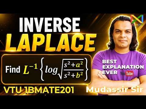 Laplace inverse log problem with square roots VTU 1BMATE201 Engineering Mathematics