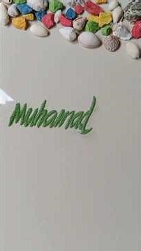 Creatif calligraphy latin