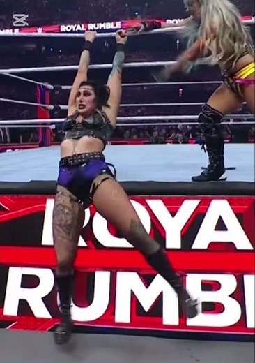 🥶Ripely takes the rumble win🥶#ripelyvsmorgan #wrestling #wwefan #wwe #rhearipley