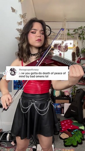 Electric Violin Performance of Bad Omens' Song