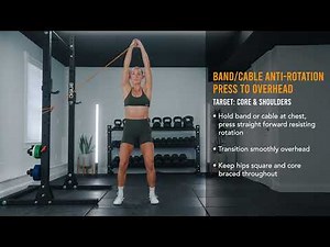Band Cable Anti-Rotation Press to Overhead