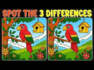 🧠🧩 Find 3 Differences Between Two Pictures | Challenge + Solutions 🧩🧠[Hard Level]