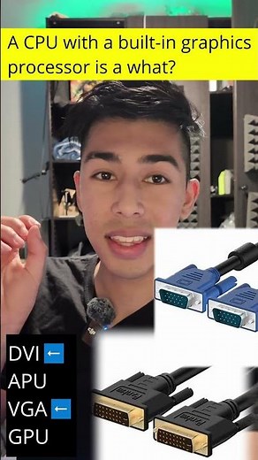 A CPU with a built-in graphics processor is a what? | CompTIA A+