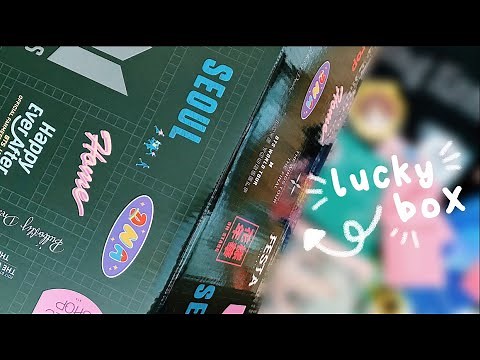 The Luckiest BTS Lucky Box | unboxing and review