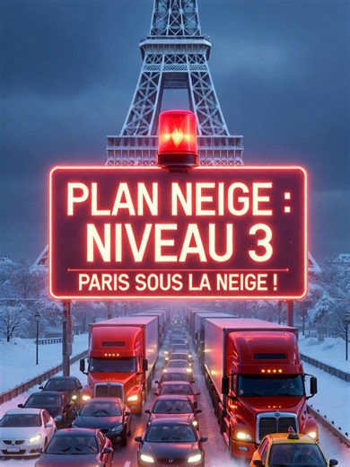 Alerte Neige Niveau 3 ! ❄️⚠️ C'est la panique sur le périph' ? On vous explique tout sur le Plan Neige Niveau 3 en mode Pixar ! 🎬 Ce qu'il faut retenir : 🚫 Camions au garage. 🚌 Bus au ralenti. 🧹 À vos pelles ! Regarde la vidéo pour ne pas te faire surprendre par le verglas demain matin. 🧊 #neige #paris #IDF #WinterIsComing #animation #animation3d #ai