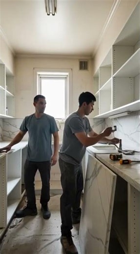 Luxury Marble & Gold Kitchen Makeover | Modern High-End Transformation