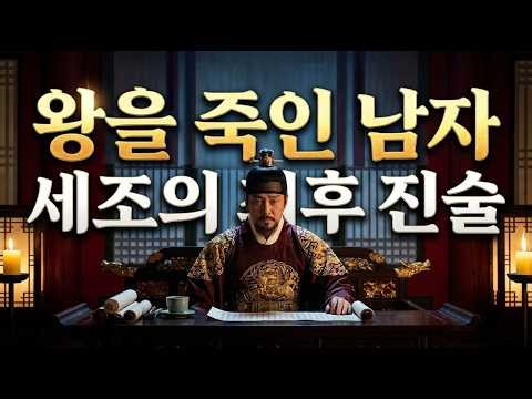 왕을 죽인 남자, 세조의 최후 진술