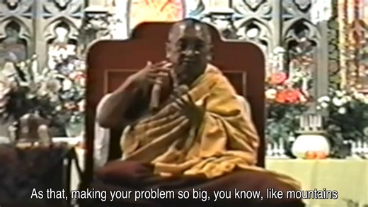 3.7K views · 64 reactions | Instead of getting overwhelmed by our fears, we can use the experience to move from an intellectual understanding of compassion to a more fully realized compassionate connection to others. Lama Zopa Rinpoche explains- | Lama Yeshe Wisdom Archive | Facebook