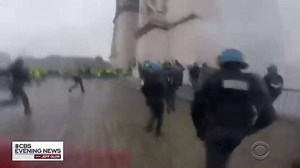 After anti-government protests exploded in Paris this weekend, French Pres. Emmanuel Macron canceled a foreign trip to address the domestic crisis. The "gilets jaunes" protests are among the worst riots to hit France’s capital in over a decade. https://cbsn.ws/2E05cPW | CBS Evening News