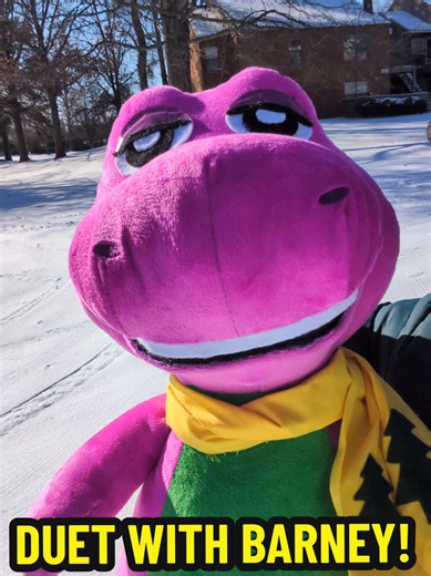 Winter's Wonderful Duet with Barney: A Fun Puppet Show