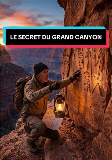 En 1909, un explorateur affirme avoir découvert une cité souterraine remplie de momies et de symboles égyptiens dans le Grand Canyon. Mythe… ou découverte cachée ? #Mystere #grandcanyon #civilisation #histoire #tiktokfrance