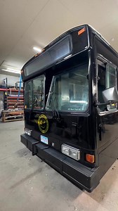 The Onyx Party Buses 🚌 are getting some upgrades! The gold chrome letter look amazing on the new black paint job! 🤩 | Rent My Party Bus