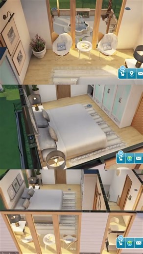 Sims FreePlay House Tour| Modern 3-Unit Townhouse Design with Private Park |Modern Townhouse| 🆕🏡