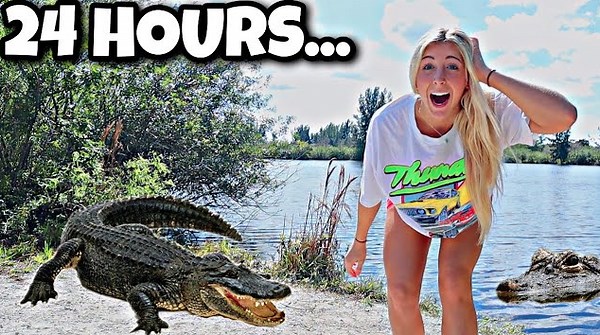 Living in a Swamp for 24 Hours — Survival Challenge!