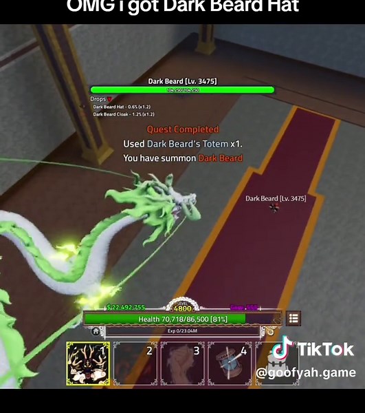 Discover the Dark Beard Hat in King Legacy