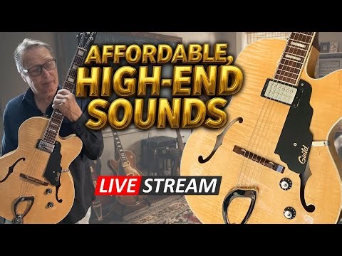 Guild X-150 Archtop Demo & MORE: Rich Severson Jazz Guitar Livestream