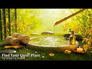 Soft music for relaxation with water sound 💧 Healing Nature Sounds for Stress Relief