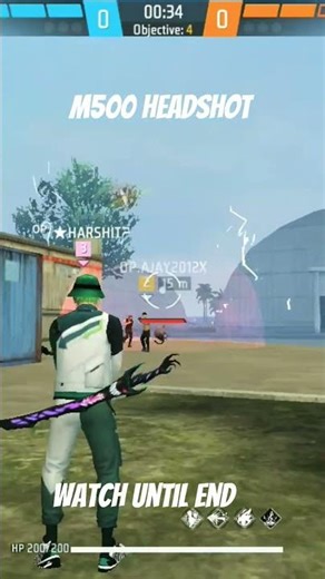m500 Headshot #free fire