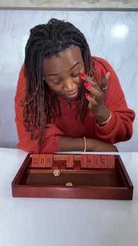 Shut the box game #familygames #gamenight #challenge