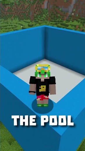 How To Fill A Deep Pool In Minecraft Fast!