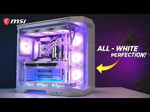 All-White Perfection! MSI RTX 5070 TI VENTUS 3X PZ OC PC Build ft. MAG X870E Tomahawk Max wifi PZ
