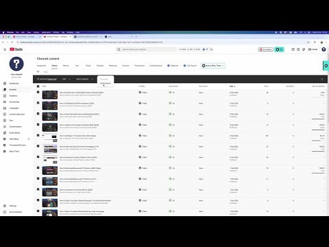 How to Delete All YouTube Vides At Once on PC