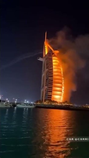 DRONE VS Jumeirah Burj Al Arab Footage Leaked