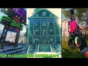 TOP 10 "LOS MEJORES CUSTOM MAPS DE CALL OF DUTY ZOMBIES" | WAW, BO1 Y BO3 ZOMBIES