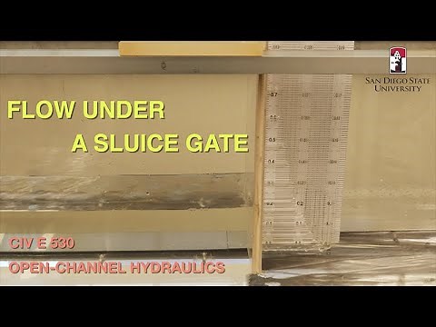 Flow Under a Sluice Gate - CIV E 530 - Open-channel Hydraulics