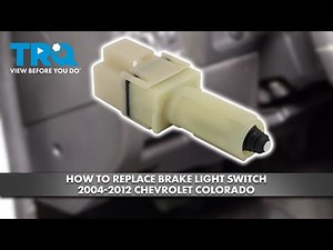 How to Replace Brake Light Switch 2004-2012 Chevrolet Colorado