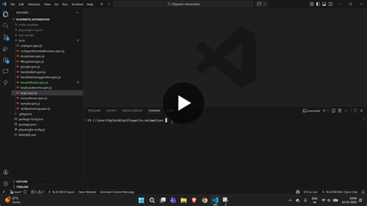 #playwright #automationtesting #softwaretesting #qaautomation #testautomation #javascript #sdet #qualityassurance #webautomation #learninginpublic | Rajan Ojha