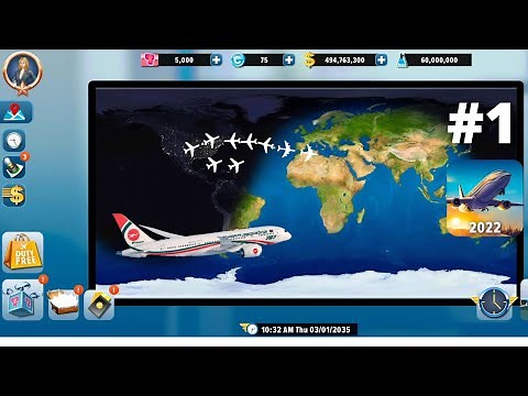 Airlines Manager Tycoon 2022 gameplay walkthrough । The NPJ Gaming #1