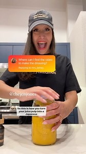 Save your juice pulp and turn it into a delicious dressing…okayyyy!!! Juice recipe in last reel! 🥕🥕🥕 Glowing skin by @nevell_skin Hydrating coffee oil! Link in bio or at nevellskin.com Step up your 2024 with the Nama J2 juicer! Use code JENJONES10 at namawell.com link in bio @dontforgetthecinnamon_ merch dropping soon! Glass jars, herbs, Adaptogens etc are linked on my Amazon storefront! Link in bio! *Please do not repost MY content without my permission! 🗣️ *This page is not medical advice.