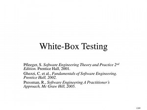 White-Box Testing - SlideServe