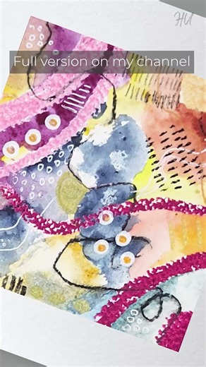 Abstract Watercolor Color Flow ✨ #shorts